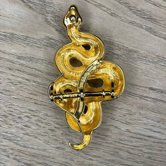 Kieselstein-Cord Snake Serpent Gold Art Bronze Buckle White Lizard Belt RARE main image 12